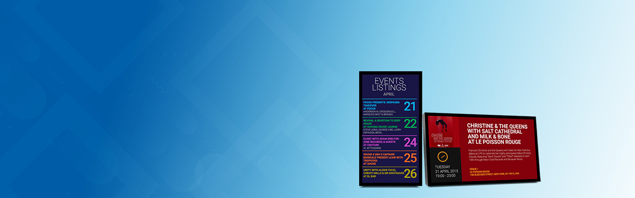 Digital Event Listings